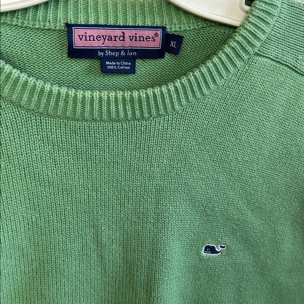 Vineyard Vines Light Green Crewneck Sweater XL